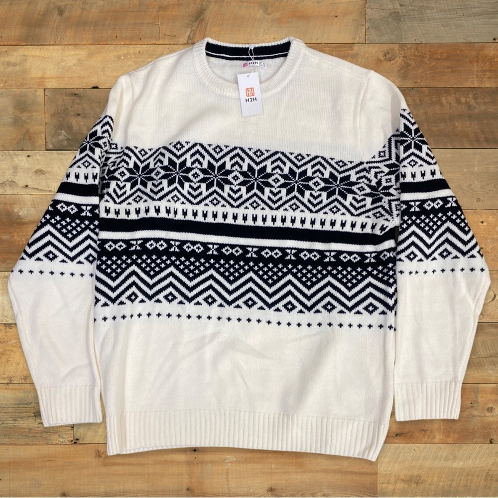 H2H Snowflake Sweater XLarge
